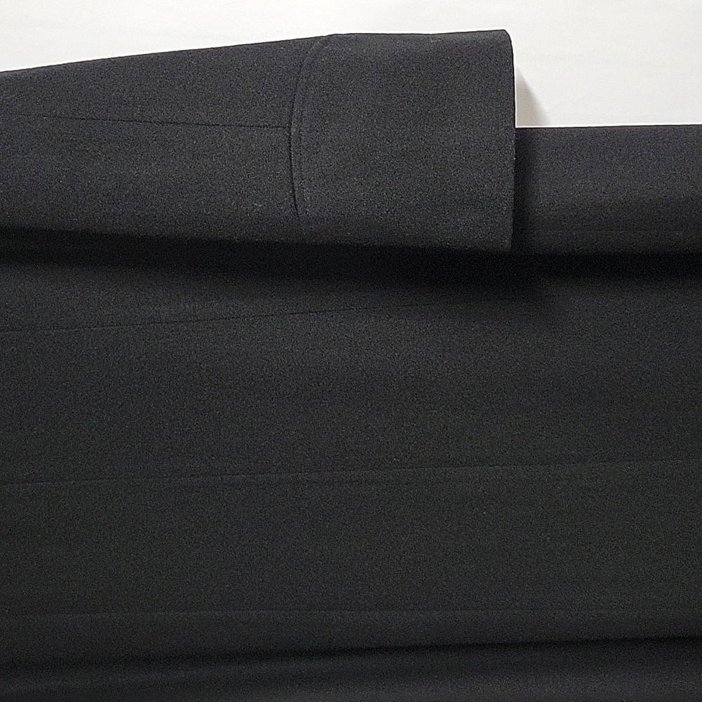 Women's Braefair Vintage Black Wool Mix Overcoat, Size 12 - Picture 8 of 16